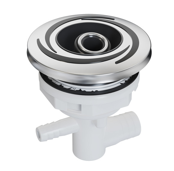 Spa Water Jet BW300R1 Wholesale | Stainless Steel Cover Whirlpool Water Massage Jet for Ultimate Hydrotherapy | Affordable B2B Sourcing
