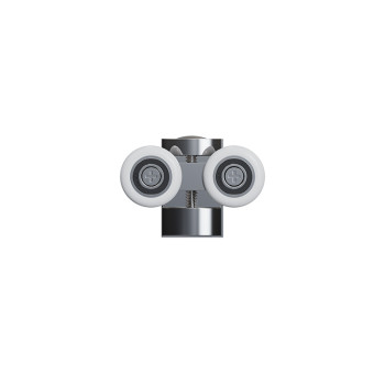 Shower Room Pulley HL-08 | Wholesale Double Wheel Metal Pulley for Glass Door Shower Door Pulleys Factory