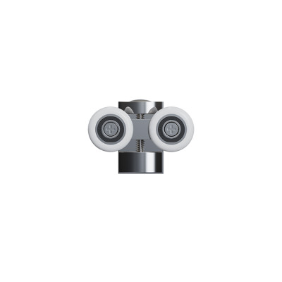 Shower Room Pulley HL-08 | Wholesale Double Wheel Metal Pulley for Glass Door Shower Door Pulleys Factory