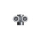 Shower Room Pulley HL-08 | Wholesale Double Wheel Metal Pulley for Glass Door Shower Door Pulleys Factory