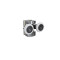 Shower Room Pulley HL-08 | Wholesale Double Wheel Metal Pulley for Glass Door Shower Door Pulleys Factory