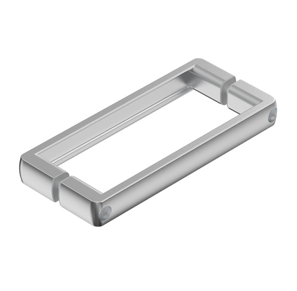 Shower Handle LS-32 | Bulk Perforated Thickened Stainless Steel Bathroom Glass Door Handle L Type Door Bathroom Shower Handle