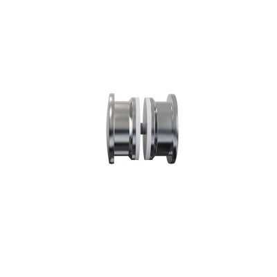 Wholesale Shower Handle LS-01C | Hot Sale Silver Chrome Plastic Door Handle Suppliers for Shower Room and Bathroom