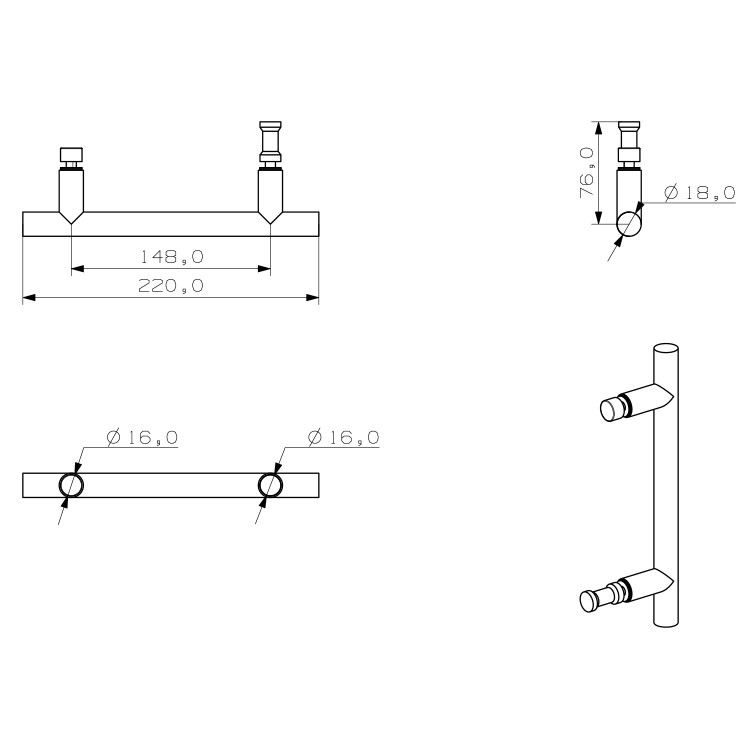 Glass Door Handle Manufacturers