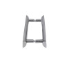 Shower Handle FJ-001 | Bulk Buying H Shape Sliding Barn Door Handle Square Stainless Steel Entry Double Sided Shower Glass Door Pulls