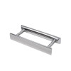 Shower Handle FJ-001 | Bulk Buying H Shape Sliding Barn Door Handle Square Stainless Steel Entry Double Sided Shower Glass Door Pulls