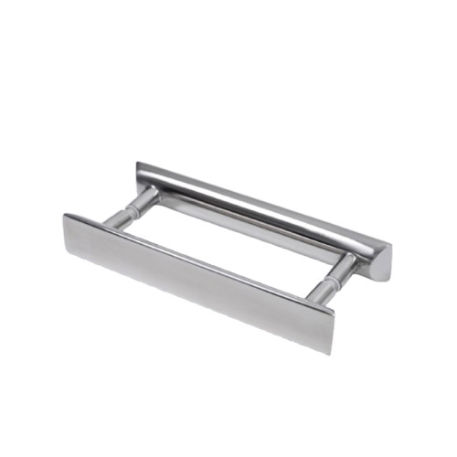 Shower Handle Factory FJ-001 | H Shape Sliding Barn Door Handle Square Stainless Steel Entry Double Sided Shower Glass Door Pulls