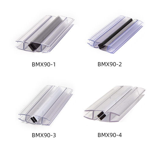 Tira impermeable para mampara de ducha serie BMX90 | Material, color y longitud al por mayor. Tira impermeable de alta calidad para mampara de ducha.