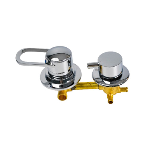 Shower Mixing Valve 9508 | Shower Room Hot and Cold Water Mixer Brass 4 Ways Diverter Manual Shower Mixer