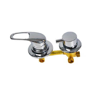Bulk Shower Water Mixing Valve 90052 | Hot Cold Water Mixer With 3 Ways Diverter Manual Shower Mixer Brass Mechanical Shower Faucet