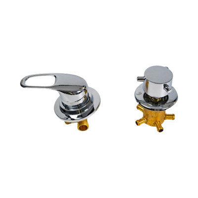 Shower Mixing Valve 9009FT | Wholesale Embedded Hot Cold Water Mixer Tap 2 to 5 Ways Shower Faucet Cartridge Mixer Valve Conceal Shower Mixer Valve Shower Faucet