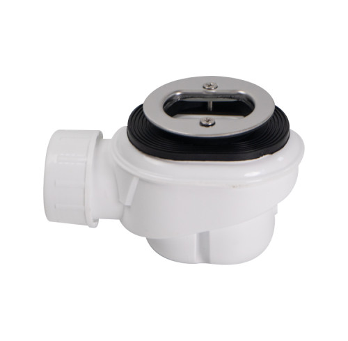 Desagüe de ducha XS-401 | Desagüe para plato de ducha de PP y acero inoxidable de pequeña apertura. Componente de desagüe para suelo de ducha.