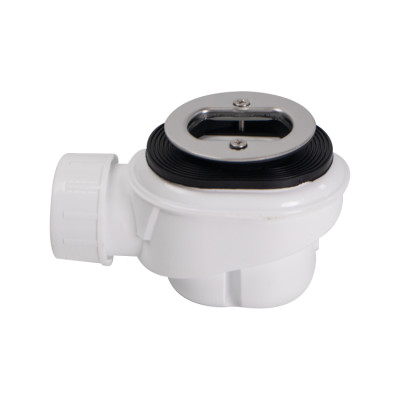 Shower Drainer XS-401 | PP + Stainless Steel Small Aperture Shower Tray Drainer Factory Wholesale Shower Room Waste Floor Drain Component