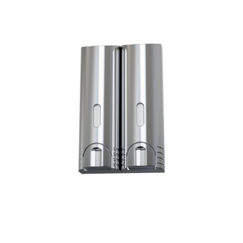 Soap Dispenser ZY-602C | High Quality Easy Installation ABS Plastic Double Chamber Soap Dispenser Factory Suppliers