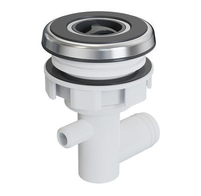 Spa Water Jet R2000R | Wholesale |  Stainless Steel Cover 2" Ring Rotational Spa Jet  | Top Manufacturer and Supplier