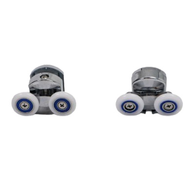 Shower Room Shower Pulley HL-616-HR  Wholesale | Double Chrome Wheel Shower Pulley for Glass Door | Bulk Manufacture and Supply