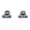 Shower Room Shower Pulley HL-616-HR  Wholesale | Double Chrome Wheel Shower Pulley for Glass Door | Bulk Manufacture and Supply