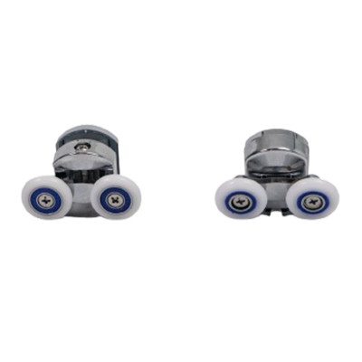 Shower Room Shower Pulley HL-616-HR  Wholesale | Double Chrome Wheel Shower Pulley for Glass Door | Bulk Manufacture and Supply