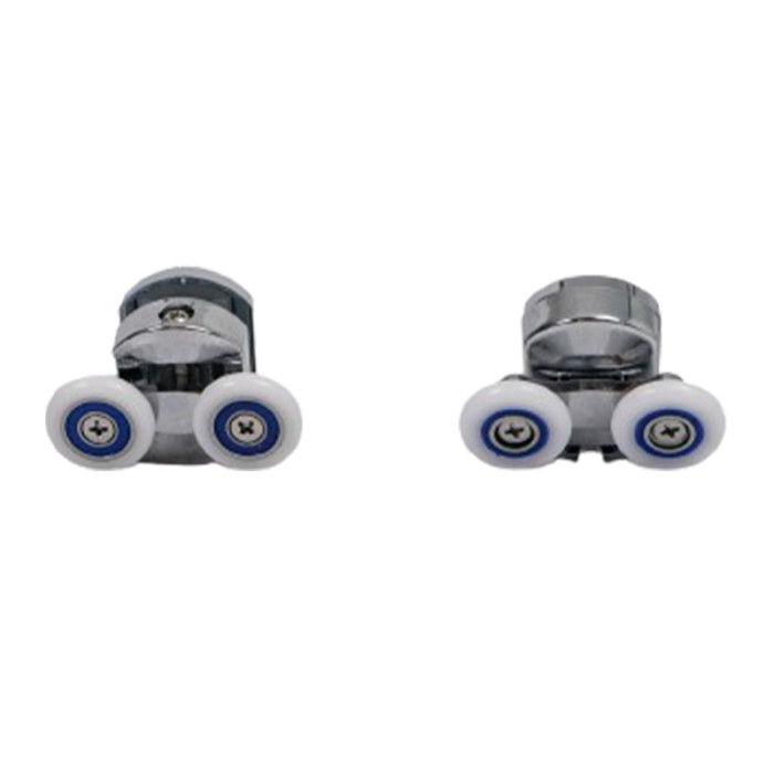 Shower Room Shower Pulley HL-616-HR Wholesale | Double Chrome Wheel Shower Pulley for Glass Door | Bulk Manufacture and Supply