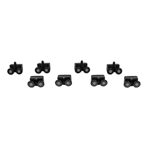 Shower Room Shower Pulley HL-627B-HR  Wholesale | Black Pulley for Sliding Glass Doors and Windows | Manufacture and Supply