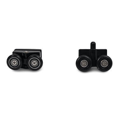 Shower Room Shower Pulley HL-627B-HR  Wholesale | Black Pulley for Sliding Glass Doors and Windows | Manufacture and Supply