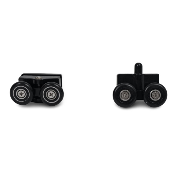 Shower Room Shower Pulley HL-627B-HR  Wholesale | Black Pulley for Sliding Glass Doors and Windows | Manufacture and Supply