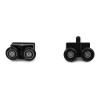 Shower Room Shower Pulley HL-627B-HR  Wholesale | Black Pulley for Sliding Glass Doors and Windows | Manufacture and Supply