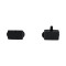 Shower Room Shower Pulley HL-627B-HR  Wholesale | Black Pulley for Sliding Glass Doors and Windows | Manufacture and Supply