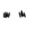 Shower Room Shower Pulley HL-627B-HR  Wholesale | Black Pulley for Sliding Glass Doors and Windows | Manufacture and Supply
