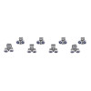 Shower Room Shower Pulley HL-2500 Wholesale | Plastic Chrome Pulleys for Shower Room Glass Doors | Top Manufacturer from China
