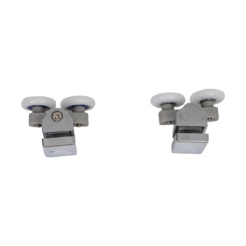 Shower Room Shower Pulley HL-2501 Wholesale | High Load Capacity Chrome Zinc Alloy Shower Pulley | Support Bulk Supply