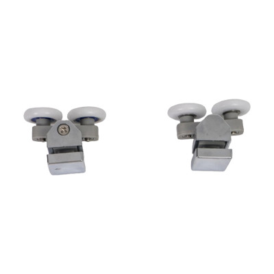 Shower Room Shower Pulley HL-2501 Wholesale | High Load Capacity Chrome Zinc Alloy Shower Pulley | Support Bulk Supply