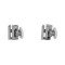 Shower Room Shower Pulley HL-2501 Wholesale | High Load Capacity Chrome Zinc Alloy Shower Pulley | Support Bulk Supply
