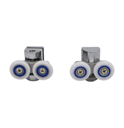 Shower Room Shower Pulley HL-2501 Wholesale | High Load Capacity Chrome Zinc Alloy Shower Pulley | Support Bulk Supply