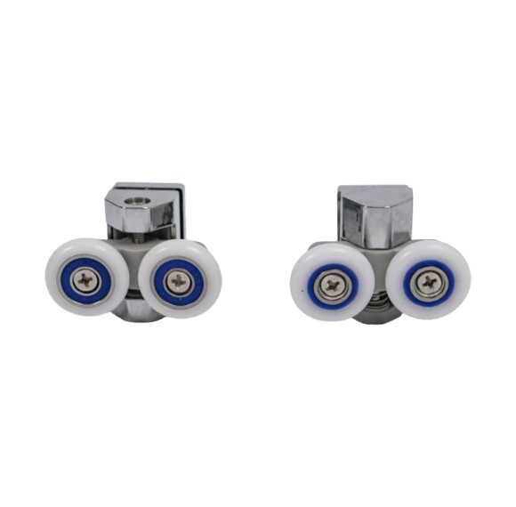 Shower Room Shower Pulley HL-2501 Wholesale | High Load Capacity Chrome Zinc Alloy Shower Pulley | Support Bulk Supply