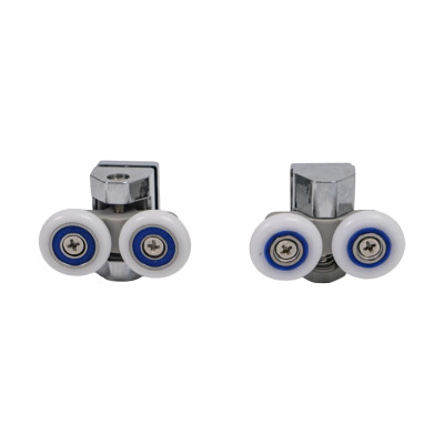 Shower Room Shower Pulley HL-2501 Wholesale | High Load Capacity Chrome Zinc Alloy Shower Pulley | Support Bulk Supply