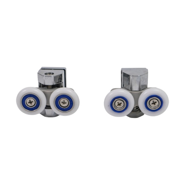 Shower Room Shower Pulley HL-2501 Wholesale | High Load Capacity Chrome Zinc Alloy Shower Pulley | Support Bulk Supply