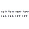 Shower Room Shower Pulley HL-2503 Wholesale | Durable Metal Pulley set for Bathroom Glass Doors | Support OEM and ODM