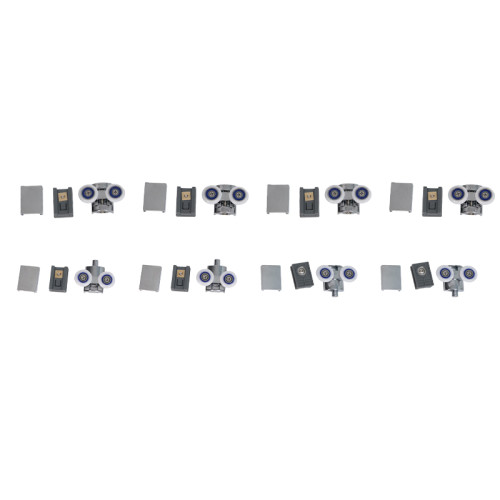 Shower Room Shower Pulley HL-2503 Wholesale | Durable Metal Pulley set for Bathroom Glass Doors | Support OEM and ODM