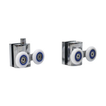 Shower Room Shower Pulley HL-2503 Wholesale | Durable Metal Pulley set for Bathroom Glass Doors | Support OEM and ODM