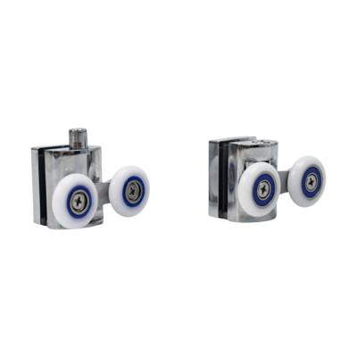 Shower Room Shower Pulley HL-2503 Wholesale | Durable Metal Pulley set for Bathroom Glass Doors | Support OEM and ODM