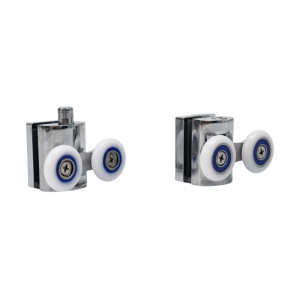 Shower Room Shower Pulley HL-2503 Wholesale | Durable Metal Pulley set for Bathroom Glass Doors | Support OEM and ODM