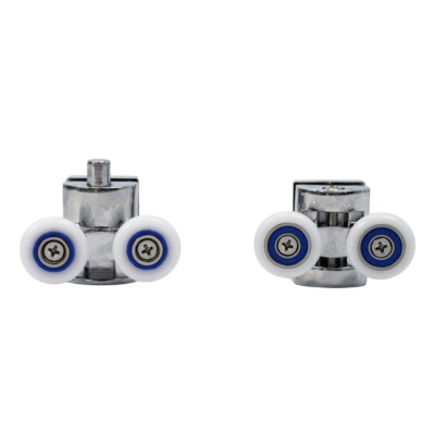 Shower Room Shower Pulley HL-2503 Wholesale | Durable Metal Pulley set for Bathroom Glass Doors | Support OEM and ODM