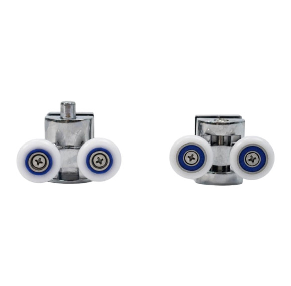 Shower Room Shower Pulley HL-2503 Wholesale | Durable Metal Pulley set for Bathroom Glass Doors | Support OEM and ODM