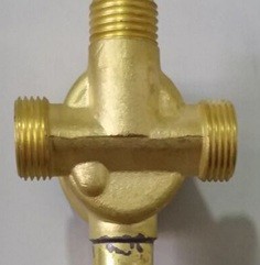 shower mixer threaded connection