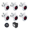 Hot Tub Led Light Kit LWJ-01M | Only for Wholesale | LED Whirlpool Jet Kit with 6 Illuminated D90mm Jets, Touch Control Panel & Transformer – For Smart and Stylish Spa Tub Integration