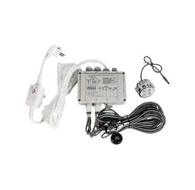 Bathtub Control Kit H2816 | Wholesale | Bathtub Controller with Control Panel and Control Box – Manages Hydro Pump, Bubble Jets, Lighting, Bluetooth & Heater – Ideal for Spa and Whirlpool Systems