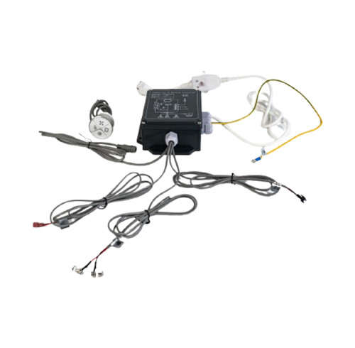 Kit de control para jacuzzi PR-03 | Venta al por mayor | Controlador para bañera de hidromasaje con panel y caja de control: controla las funciones de baño de burbujas, bomba de agua e iluminación para sistemas de spa