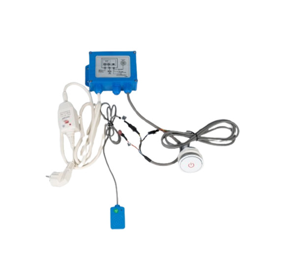 Bathtub Control System PR-209H | Wholesale | Massage Bathtub Controller with Control Panel & Control Box – Manages Water Pump for Whirlpool and Spa Systems