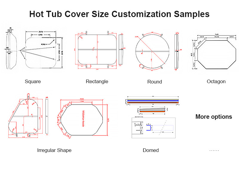 Hot Tub Cover Size Customization